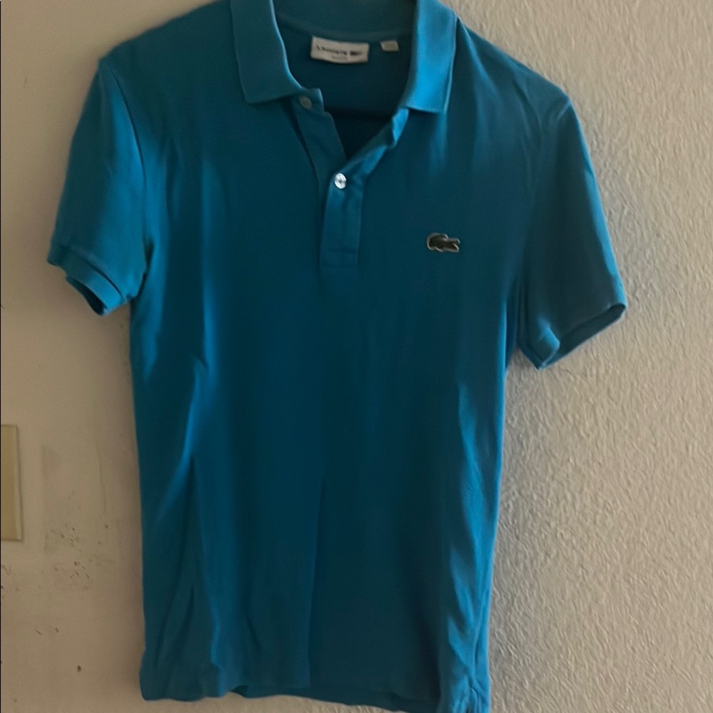 Lacoste Turquoise Polo Shirt